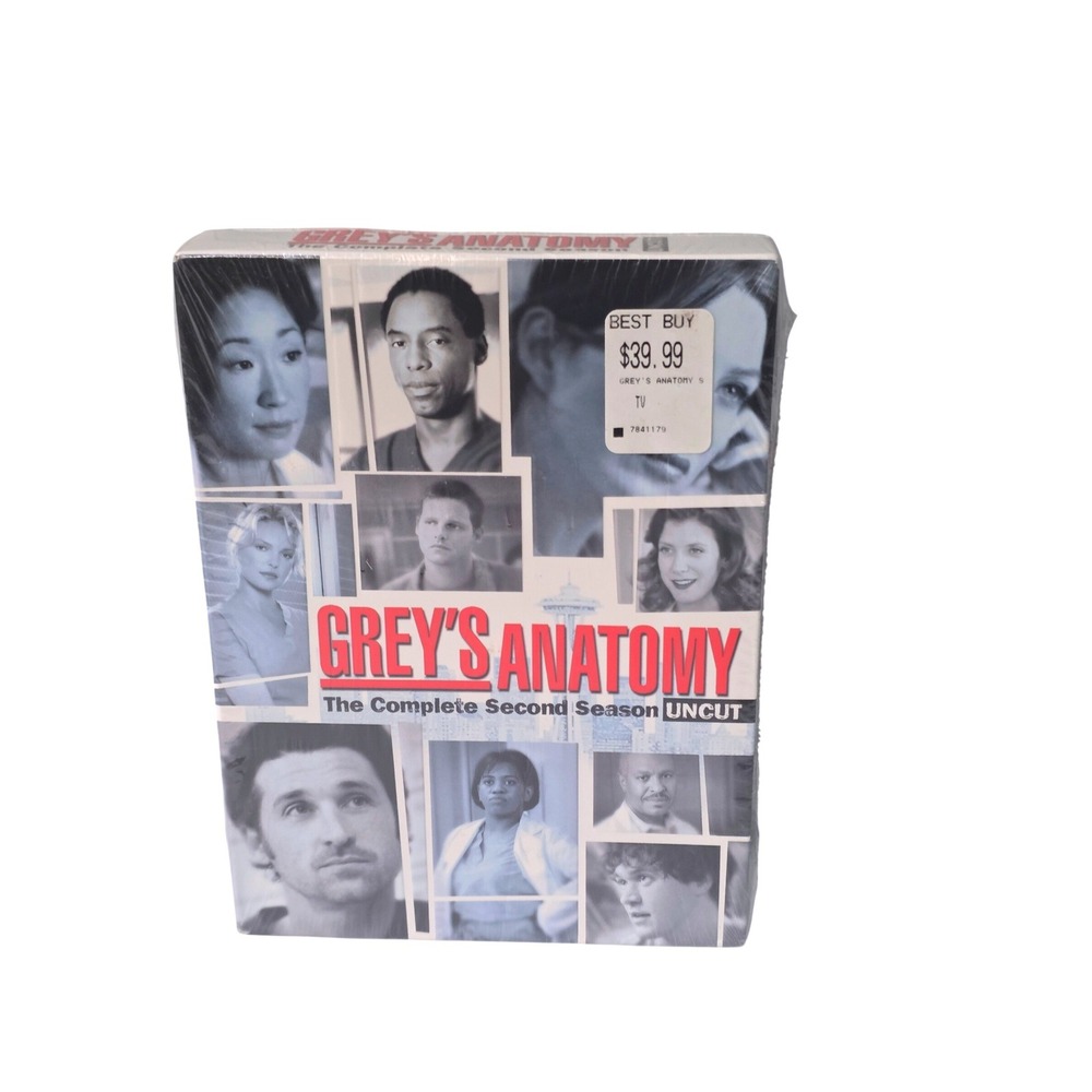 Greys Anatomy The Complete Second Season Uncut DVD 27-Episode Box Set New Sealed